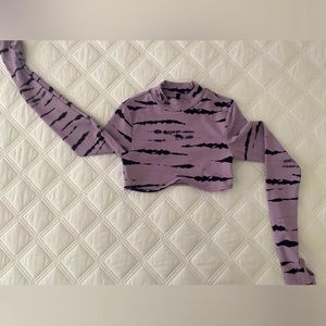 Zebra Print Crop Top